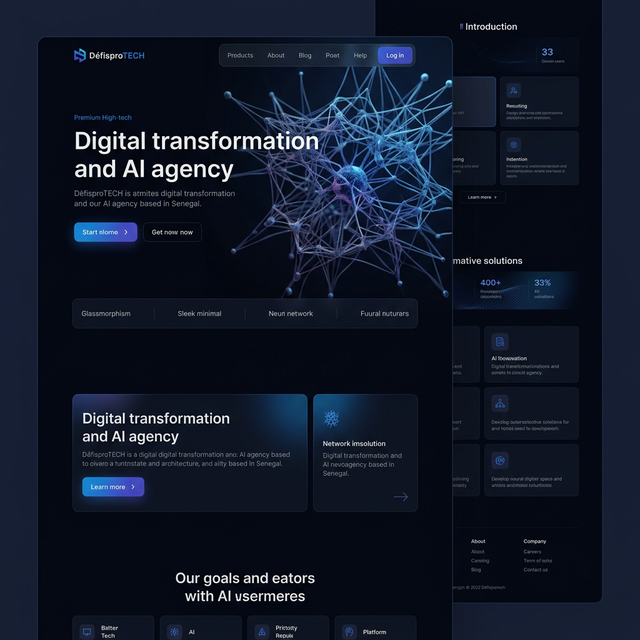 AI Neural Network Visual